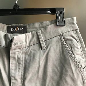 DU/ER grey shorts